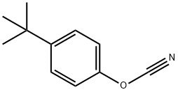 Cyanic acid, 4-(1,1-dimethylethyl)phenyl ester 구조식 이미지