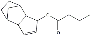 Butanoic acid,3a,4,5,6,7,7a-hexahydro-4,7-methano-1H-indenyl ester Structure