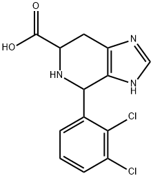 4-(2,3-dichlorophenyl)-3H,4H,5H,6H,7H-imidazo[4,5-c]pyridine-6-carboxylic acid 구조식 이미지