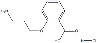 2-(3-aminopropoxy)benzoic acid hydrochloride Structure