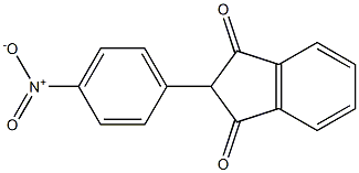 1H-Indene-1,3(2H)-dione, 2-(4-nitrophenyl)- Structure