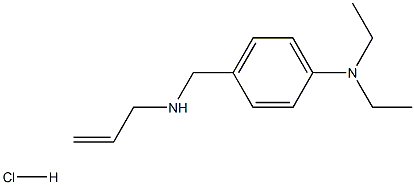 N,N-diethyl-4-{[(prop-2-en-1-yl)amino]methyl}aniline hydrochloride Structure