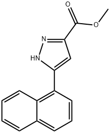 methyl 3-(naphthalen-1-yl)-1H-pyrazole-5-carboxylate Structure