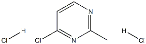 4-chloro-2-methylpyrimidine:dihydrochloride Structure