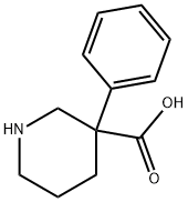 3-Phenyl-piperidine-3-carboxylic acid 구조식 이미지
