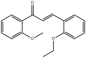 (2E)-3-(2-ethoxyphenyl)-1-(2-methoxyphenyl)prop-2-en-1-one 구조식 이미지