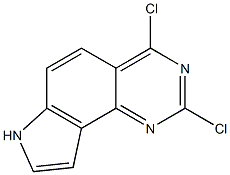 2,4-Dichloro-7H-pyrrolo[2,3-h]quinazoline Structure