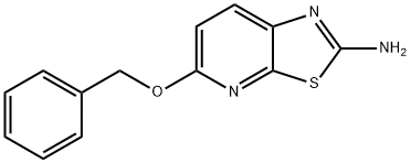 5-Benzyloxy-thiazolo[5,4-b]pyridin-2-ylamine 구조식 이미지