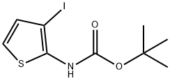 TERT-BUTYL (3-IODOTHIOPHEN-2-YL)CARBAMATE 구조식 이미지