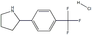 2-(4-(TRIFLUOROMETHYL)PHENYL)PYRROLIDINE HCL Structure