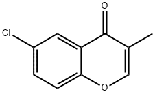 4H-1-Benzopyran-4-one, 6-chloro-3-methyl- Structure