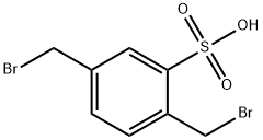 Benzenesulfonic acid,2,5-bis(bromomethyl)- Structure