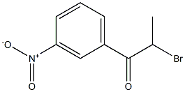 1-Propanone, 2-bromo-1-(3-nitrophenyl)- Structure