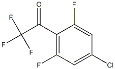 1-(4-chloro-2,6-difluorophenyl)-2,2,2-trifluoroethanone Structure