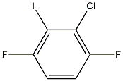 2-Chloro-3,6-difluoroiodobenzene Structure