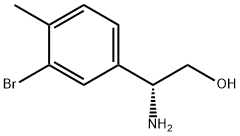 (2R)-2-AMINO-2-(3-BROMO-4-METHYLPHENYL)ETHAN-1-OL 구조식 이미지