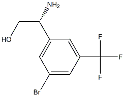 (2R)-2-AMINO-2-[5-BROMO-3-(TRIFLUOROMETHYL)PHENYL]ETHAN-1-OL Structure