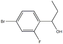 1-(4-bromo-2-fluorophenyl)propan-1-ol 구조식 이미지
