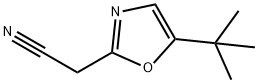 (5-tert-Butyl-oxazol-2-yl)-acetonitrile Structure