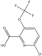 6-chloro-3-(trifluoromethoxy)picolinic acid Structure