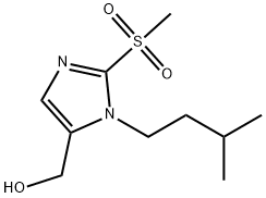 [2-methanesulfonyl-1-(3-methylbutyl)-1H-imidazol-5-yl]methanol Structure