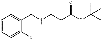 tert-butyl 3-{[(2-chlorophenyl)methyl]amino}propanoate Structure