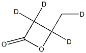 3-Butyrolactone-d4 Structure