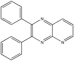 Pyrido[2,3-b]pyrazine, 2,3-diphenyl- Structure