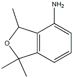 4-Isobenzofuranamine, 1,3-dihydro-1,1,3-trimethyl- Structure