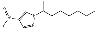 4-nitro-1-(octan-2-yl)-1H-pyrazole 구조식 이미지