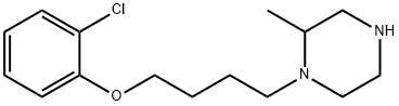 1-[4-(2-chlorophenoxy)butyl]-2-methylpiperazine Structure