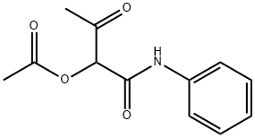 Butanamide, 2-(acetyloxy)-3-oxo-N-phenyl- 구조식 이미지