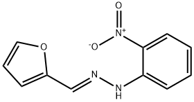1-(2-furylmethylene)-2-(2-nitrophenyl)hydrazine Structure