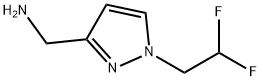 [1-(2,2-difluoroethyl)-1H-pyrazol-3-yl]methylamine Structure