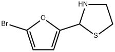 2-(5-bromofuran-2-yl)-1,3-thiazolidine Structure