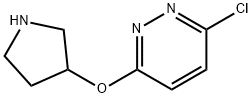 3-chloro-6-(pyrrolidin-3-yloxy)pyridazine 구조식 이미지