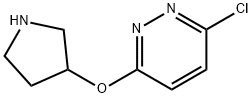 3-chloro-6-(pyrrolidin-3-yloxy)pyridazine Structure