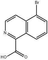 5-Bromo-isoquinoline-1-carboxylic acid Structure