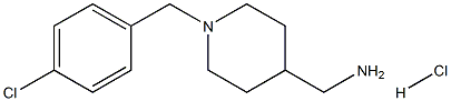 (1-(4-CHLOROBENZYL)PIPERIDIN-4-YL)METHANAMINE HYDROCHLORIDE Structure