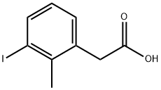 3-iodo-2-methylphenylacetic acid Structure