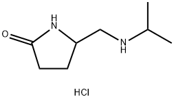 5-[(isopropylamino)methyl]-2-pyrrolidinone hydrochloride Structure