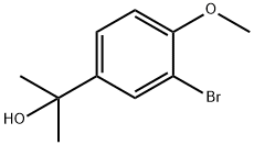 2-(3-bromo-4-methoxyphenyl)propan-2-ol Structure