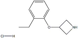 3-(2-ethylphenoxy)azetidine hydrochloride Structure