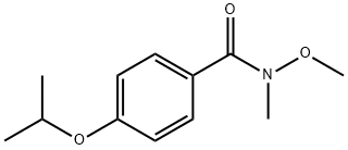 4-isopropoxy-N-methoxy-N-methylbenzamide 구조식 이미지