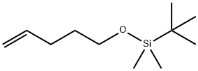 Silane, (1,1-dimethylethyl)dimethyl(4-pentenyloxy)- Structure