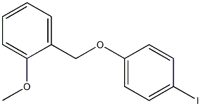 1-((4-iodophenoxy)methyl)-2-methoxybenzene 구조식 이미지