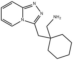 [1-([1,2,4]triazolo[4,3-a]pyridin-3-ylmethyl)cyclohexyl]methanamine Structure