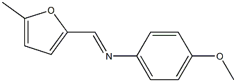 (4-methoxyphenyl)[(5-methyl-2-furyl)methylene]amine Structure