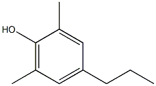 Phenol, 2,6-dimethyl-4-propyl- 구조식 이미지