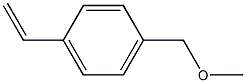 Benzene, 1-ethenyl-4-(methoxymethyl)- Structure